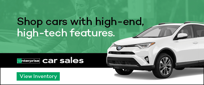 infographic for enterprise car sales. Click photo to view inventory